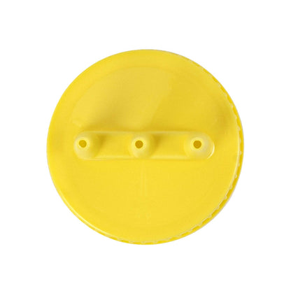 Sauce Tek 12 oz Yellow Plastic Mustard Squeeze Bottle - with Triple Dispersion Tip - 6 count box