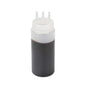 Sauce Tek 16 oz Clear Plastic All-Purpose Squeeze Bottle - with Triple Dispersion Tip - 6 count box