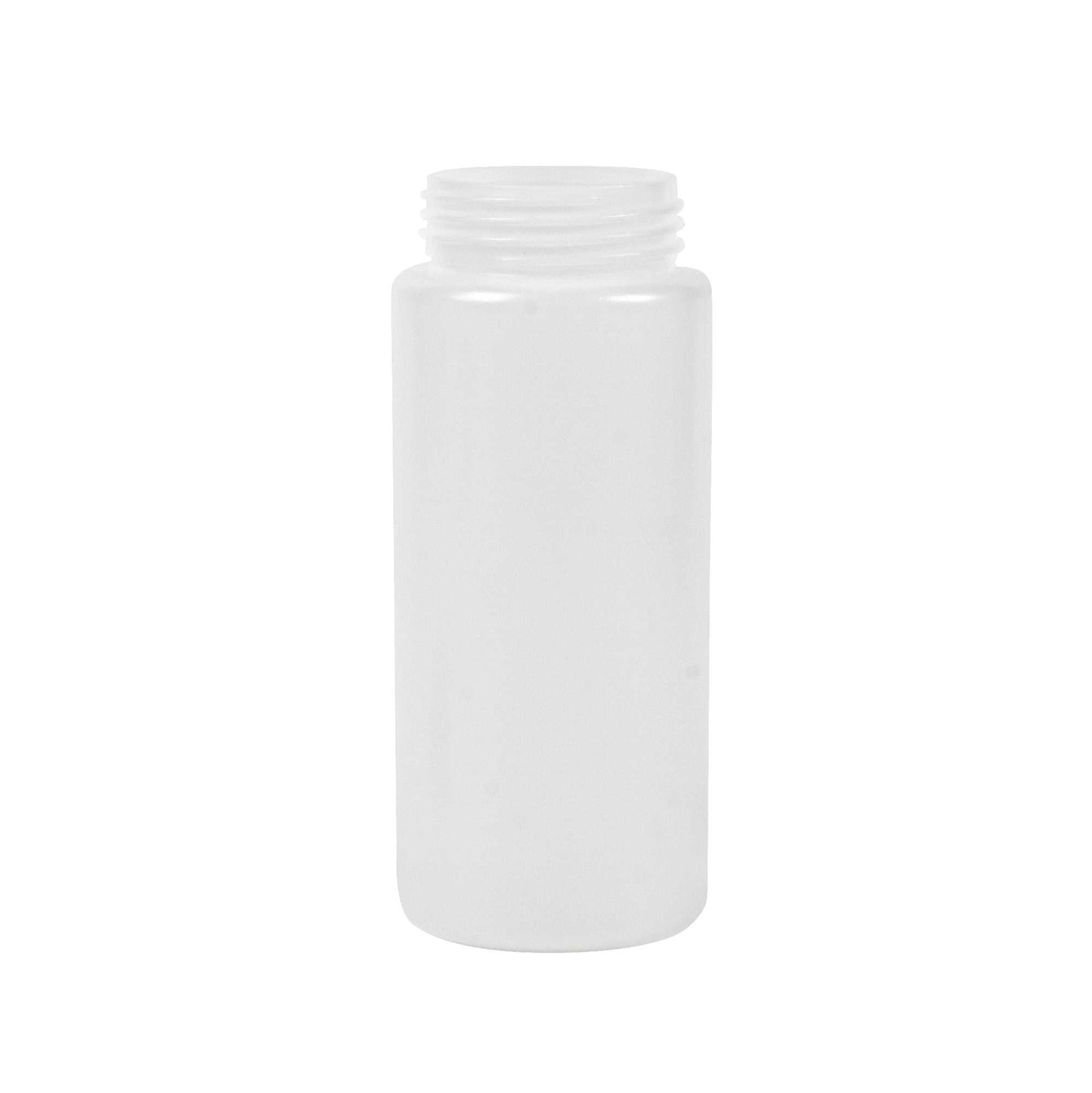 Sauce Tek 16 oz Clear Plastic All-Purpose Squeeze Bottle - with Triple Dispersion Tip - 6 count box