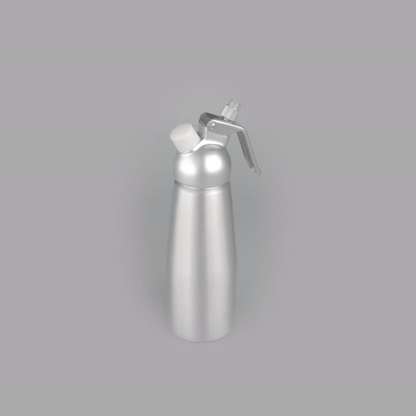 Whip Tek 0.5L Aluminum Whipped Cream Dispenser - with 3 Plastic Decorator Tips - 1 count box