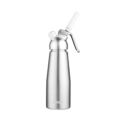 Whip Tek 0.5L Aluminum Whipped Cream Dispenser - with 3 Plastic Decorator Tips - 1 count box