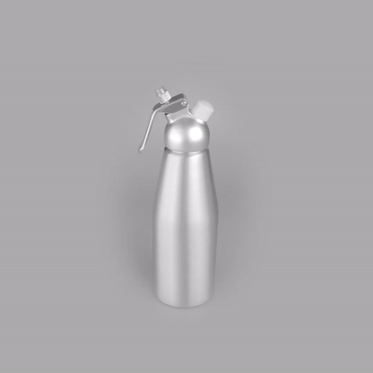 Whip Tek 1L Aluminum Whipped Cream Dispenser - with 3 Plastic Decorator Tips - 1 count box
