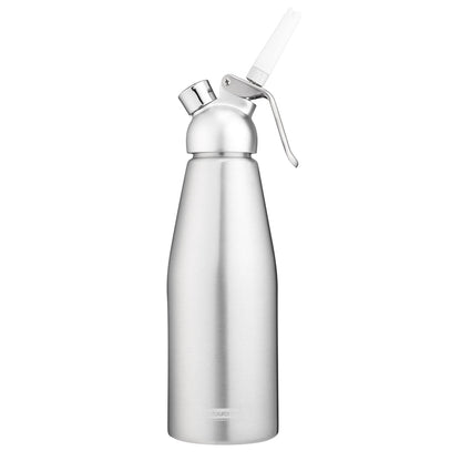Whip Tek 1L Aluminum Whipped Cream Dispenser - with 3 Plastic Decorator Tips - 1 count box