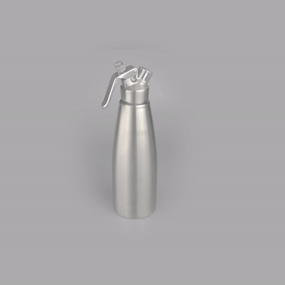 Whip Tek 1L Stainless Steel Professional Whipped Cream Dispenser - with 3 Decorator Tips - 1 count box