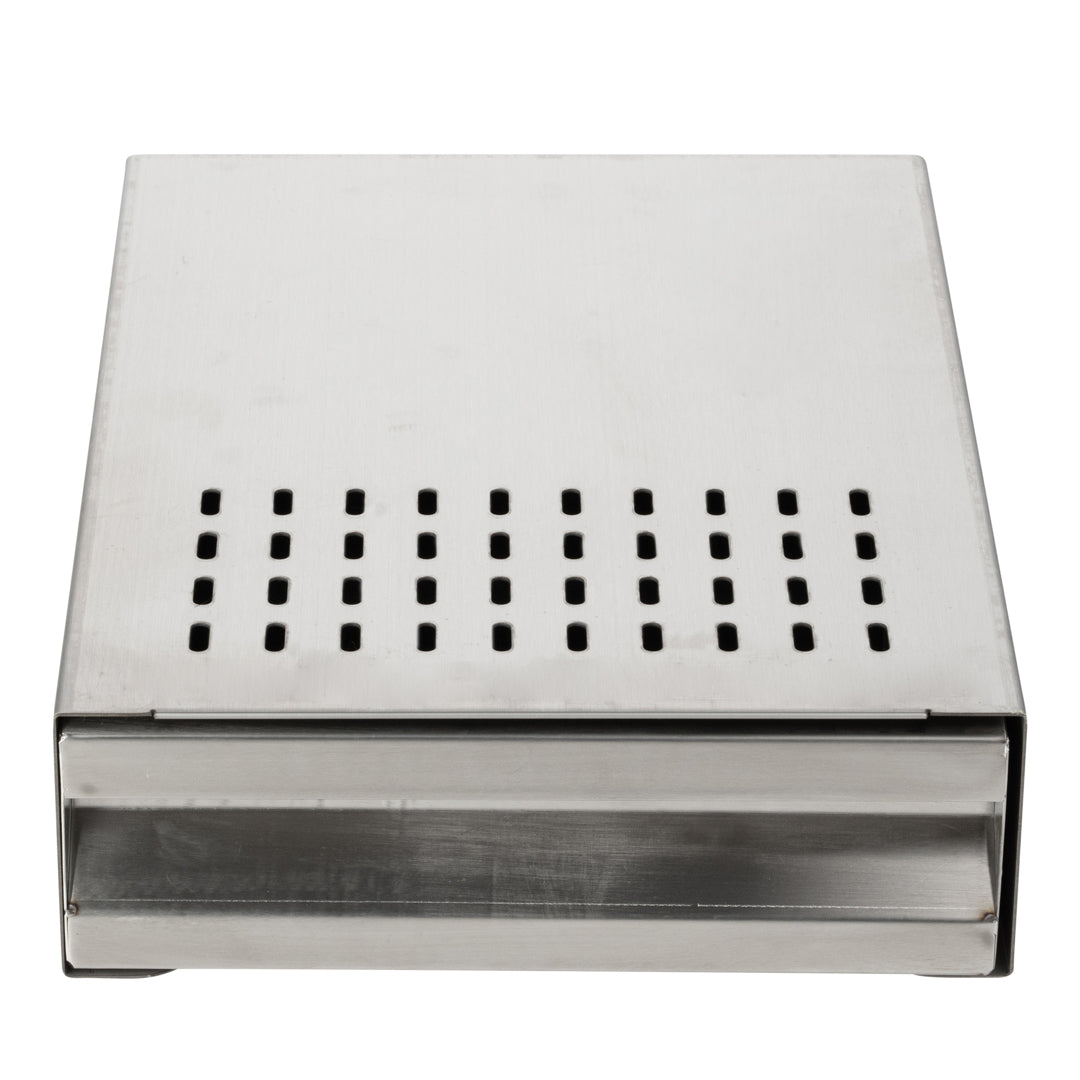 Restpresso Silver Stainless Steel Coffee Knock Box Drawer - 13 1/2" x 9 3/4" x 3 3/4" - 1 count box