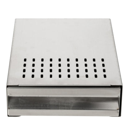 Restpresso Silver Stainless Steel Coffee Knock Box Drawer - 13 1/2" x 9 3/4" x 3 3/4" - 1 count box