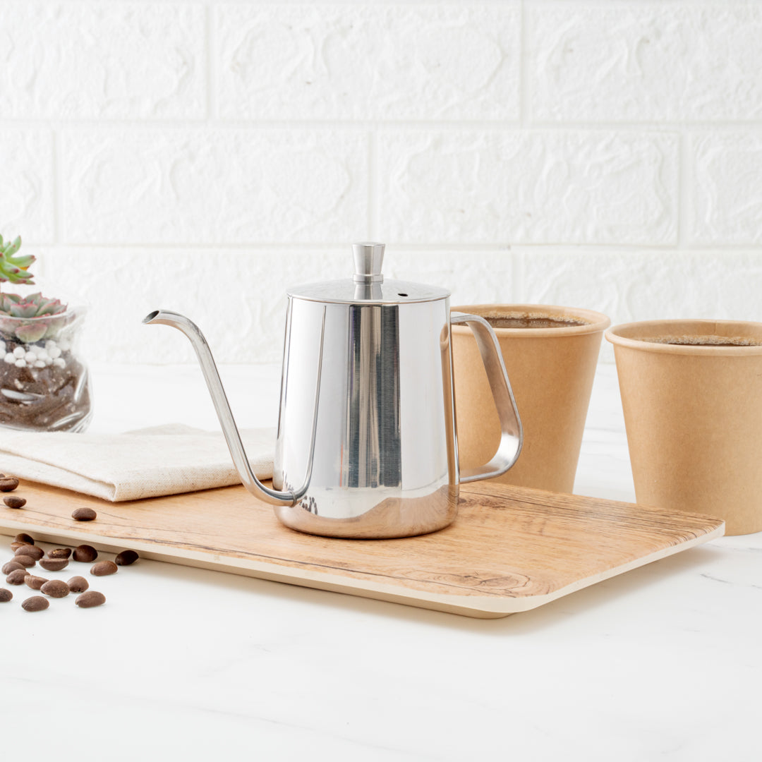 Restpresso 12 oz Stainless Steel Pour Over / Gooseneck Kettle - 7" x 3 1/4" x 4" - 1 count box