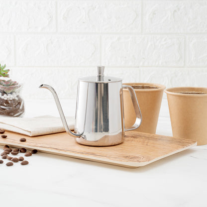 Restpresso 12 oz Stainless Steel Pour Over / Gooseneck Kettle - 7" x 3 1/4" x 4" - 1 count box