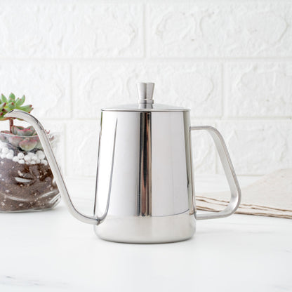 Restpresso 12 oz Stainless Steel Pour Over / Gooseneck Kettle - 7" x 3 1/4" x 4" - 1 count box