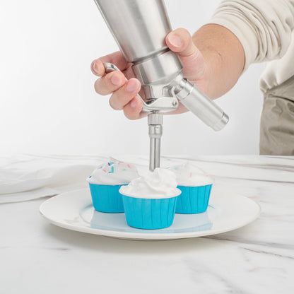 Whip Tek 8g N2O Cartridge - for Whipped Cream Dispenser - 10 count box