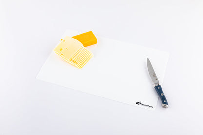 Chef 101 Rectangle Assorted Plastic Flexible Cutting Board / Chopping Mat Set - Includes 4 Mats - 18" x 12" - 1 count box