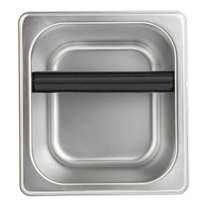 Restpresso Stainless Steel Coffee / Espresso Knock Box - 7" x 6 1/2" x 4" - 1 count box