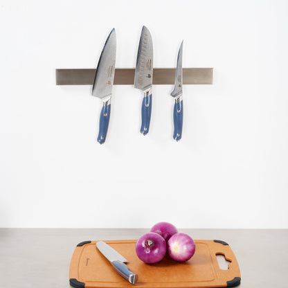 Met Lux Rectangle Stainless Steel Knife Holder - Magnetic - 18" - 1 count box