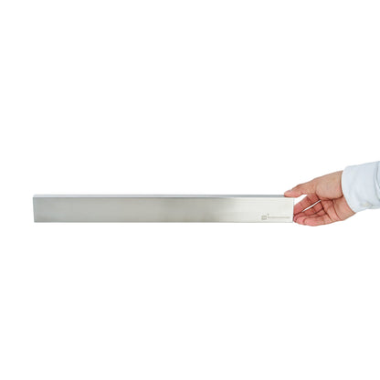 Met Lux Rectangle Stainless Steel Knife Holder - Magnetic - 18" - 1 count box
