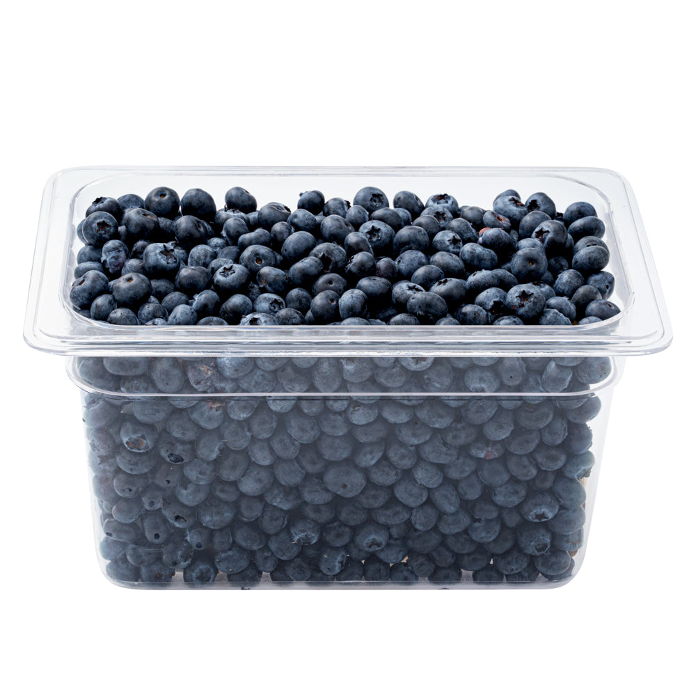 Met Lux Rectangle Clear Plastic 1/4 Size Cold Food Storage Container - 6" Depth - 1 count box