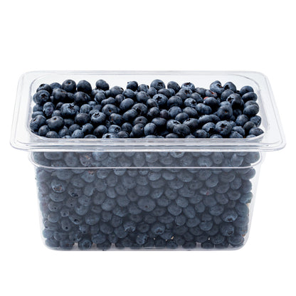 Met Lux Rectangle Clear Plastic 1/4 Size Cold Food Storage Container - 6" Depth - 10 count box