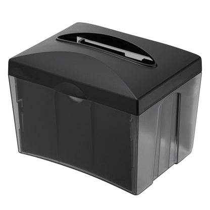 Bar Lux Rectangle Gray Interfold Napkin Dispenser - Tabletop - 7 1/2" x 6" x 6 1/4" - 1 count box