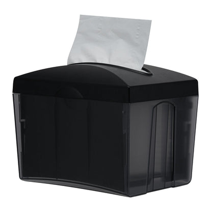 Bar Lux Rectangle Gray Interfold Napkin Dispenser - Tabletop - 7 1/2" x 6" x 6 1/4" - 1 count box
