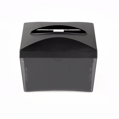 Bar Lux Rectangle Gray Interfold Napkin Dispenser - Tabletop - 7 1/2" x 6" x 6 1/4" - 1 count box