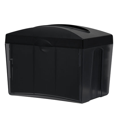 Bar Lux Rectangle Gray Interfold Napkin Dispenser - Tabletop - 7 1/2" x 6" x 6 1/4" - 10 count box