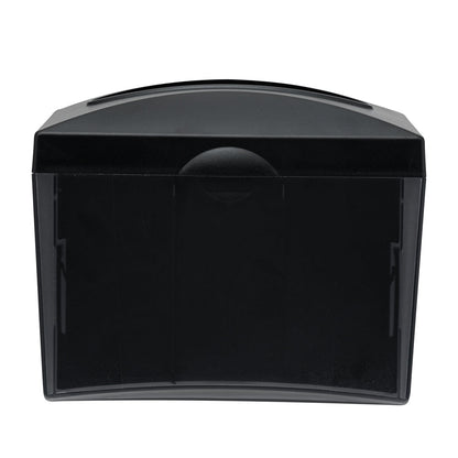 Bar Lux Rectangle Gray Interfold Napkin Dispenser - Tabletop - 7 1/2" x 6" x 6 1/4" - 10 count box