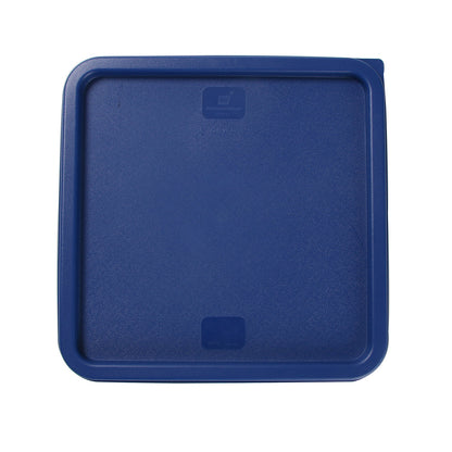 Met Lux Square Blue Plastic Food Storage Container Lid - Fits 12, 18 and 22 qt - 10 count box