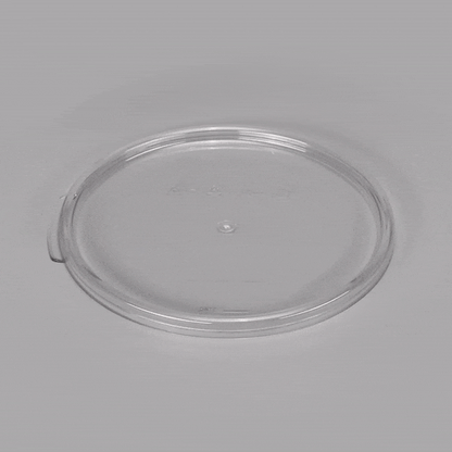 Met Lux Round Clear Plastic Food Storage Container Lid - Fits 6 and 8 qt - 1 count box