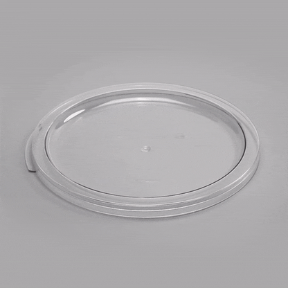 Met Lux Round Clear Plastic Food Storage Container Lid - Fits 12, 18 and 22 qt - 1 count box