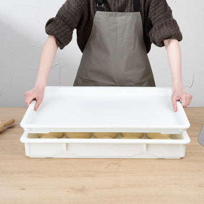 Pizzaly White Plastic Lid - Fits Pizza Dough Proofing Box - 1 count box