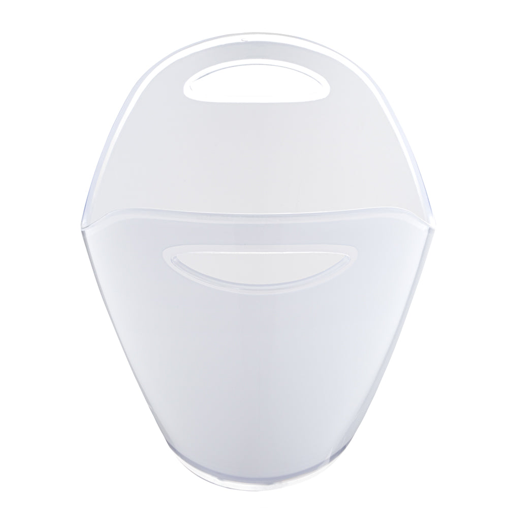 Bar Lux 7.4 qt Frosted Champagne / Wine Bucket - 13 3/4" x 9 3/4" x 10 1/2" - 1 count box