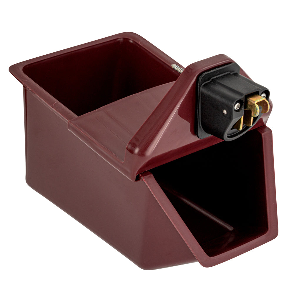 Bar Lux Red Bottle Cap Catcher - with Bottle Opener - 9" x 5 1/2" x 4 3/4" - 1 count box