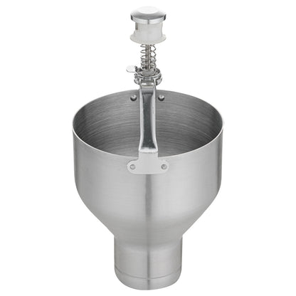 Met Lux Round Aluminum Pancake / Waffle Batter Dispenser - 6 1/2" x 6 1/2" x 13" - 1 count box
