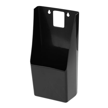 Bar Lux Rectangle Black Bottle Cap Catcher - with Bottle Opener - 8 1/4" x 5 1/2" x 3" - 10 count box