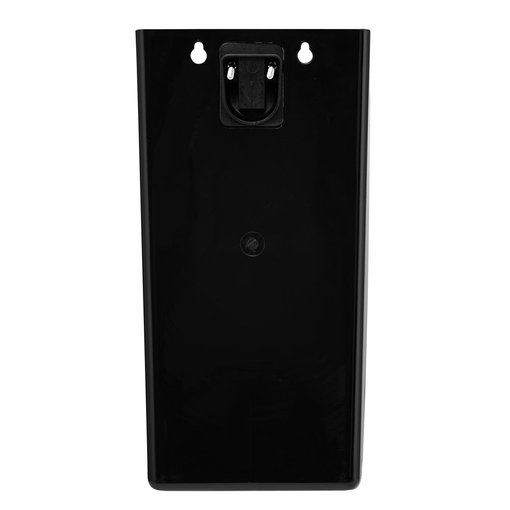 Bar Lux Rectangle Black Bottle Cap Catcher - with Bottle Opener - 8 1/4" x 5 1/2" x 3" - 10 count box
