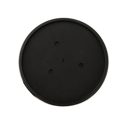 Sensei Round Black Knife Block - Soft Touch - 4 1/4" x 4 1/4" x 9" - 1 count box