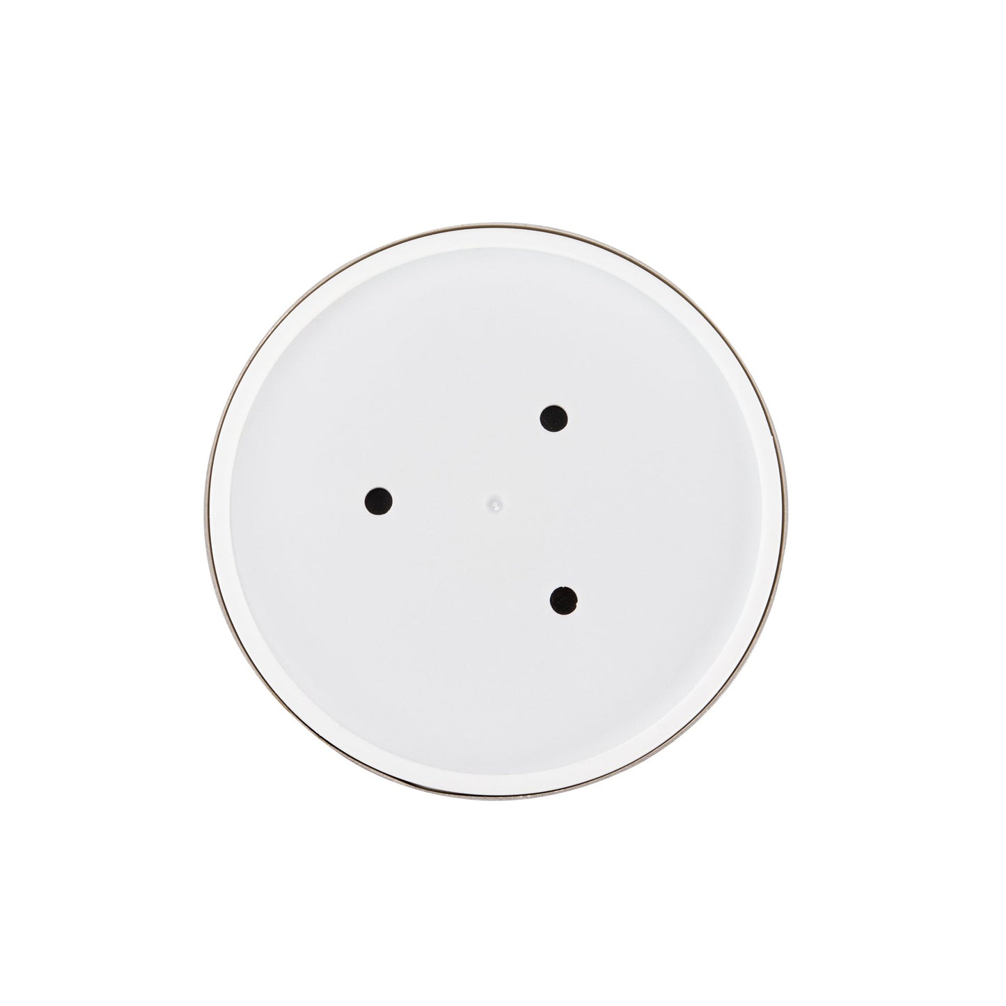 Sensei Round White Knife Block - Soft Touch - 4 1/4" x 4 1/4" x 9" - 1 count box
