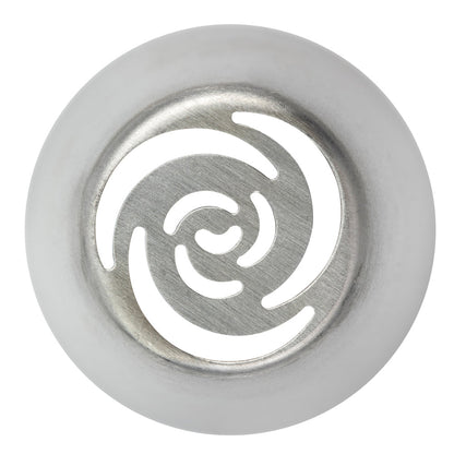 Pastry Tek Stainless Steel #23 Russian Piping Tip - 1 1/2" x 1 1/2" x 1 3/4" - 1 count box
