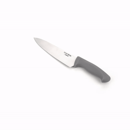 Comfy Grip Gray Stainless Steel 8" Chef's Knife - 1 count box