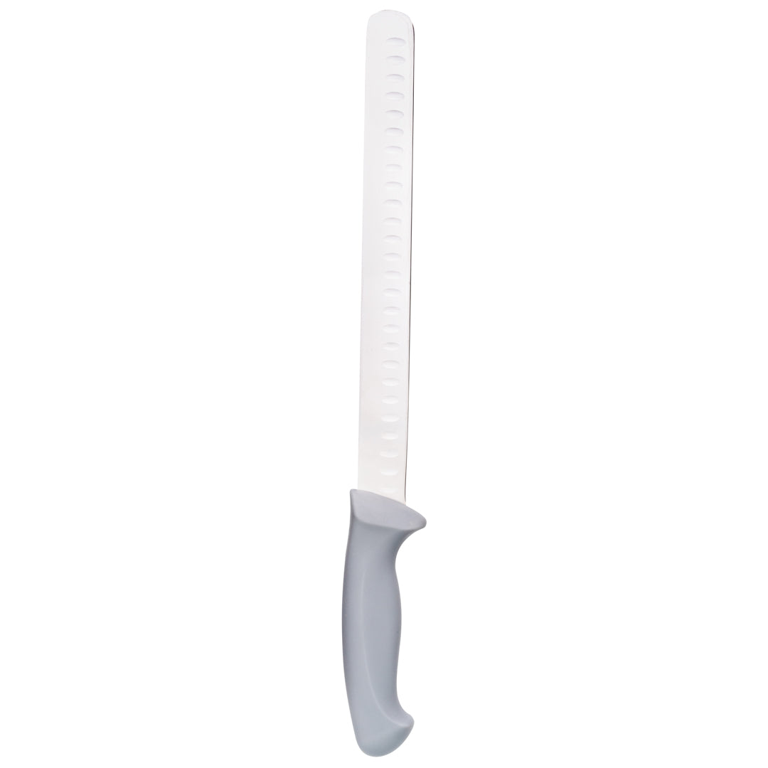 Comfy Grip Gray Stainless Steel 12" Slicing Knife - 1 count box