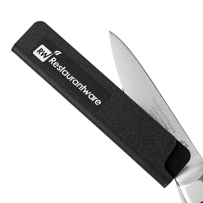 Sensei Black Plastic Knife Blade Cover / Guard - 4 3/4" x 1" - 1 count box