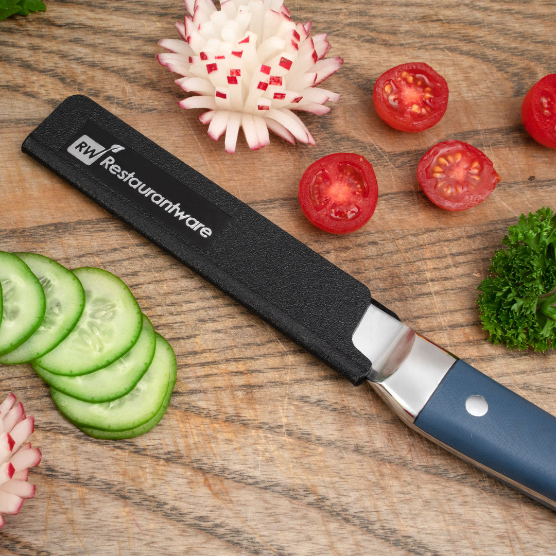 Sensei Black Plastic Knife Blade Cover / Guard - 4 3/4" x 1" - 1 count box