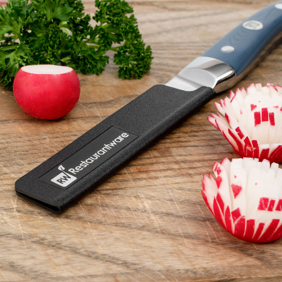 Sensei Black Plastic Knife Blade Cover / Guard - 4 3/4" x 1" - 1 count box
