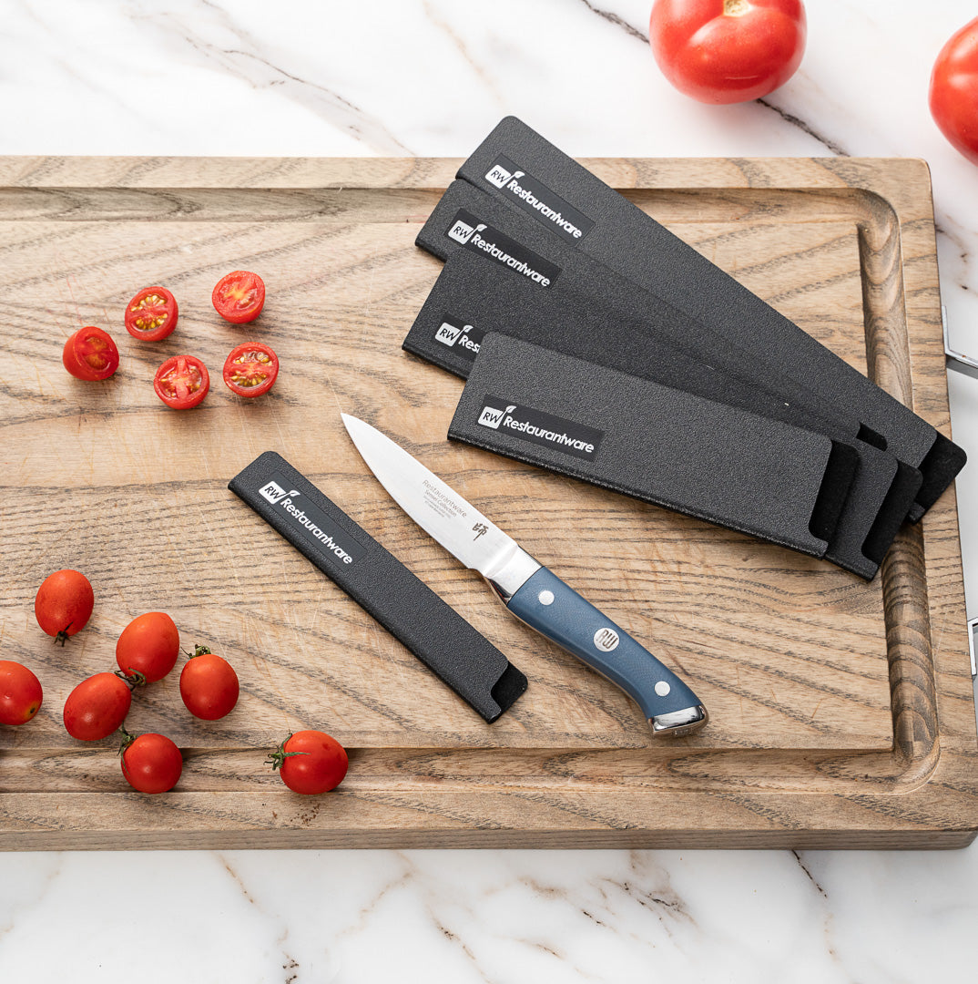 Sensei Black Plastic Knife Blade Cover / Guard - 6" x 1" - 1 count box