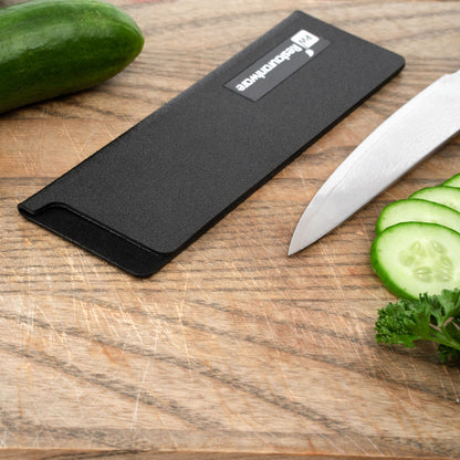 Sensei Black Plastic Knife Blade Cover / Guard - 6 1/2" x 2" - 1 count box
