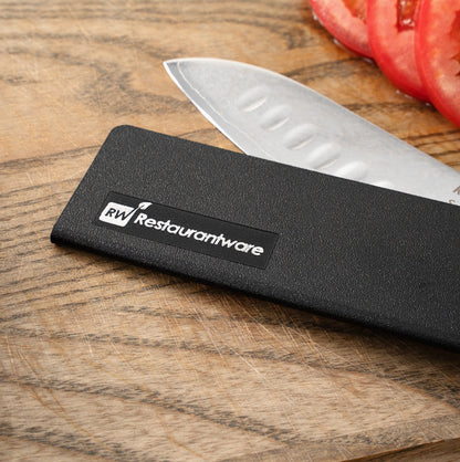 Sensei Black Plastic Knife Blade Cover / Guard - 8 1/2" x 2" - 1 count box