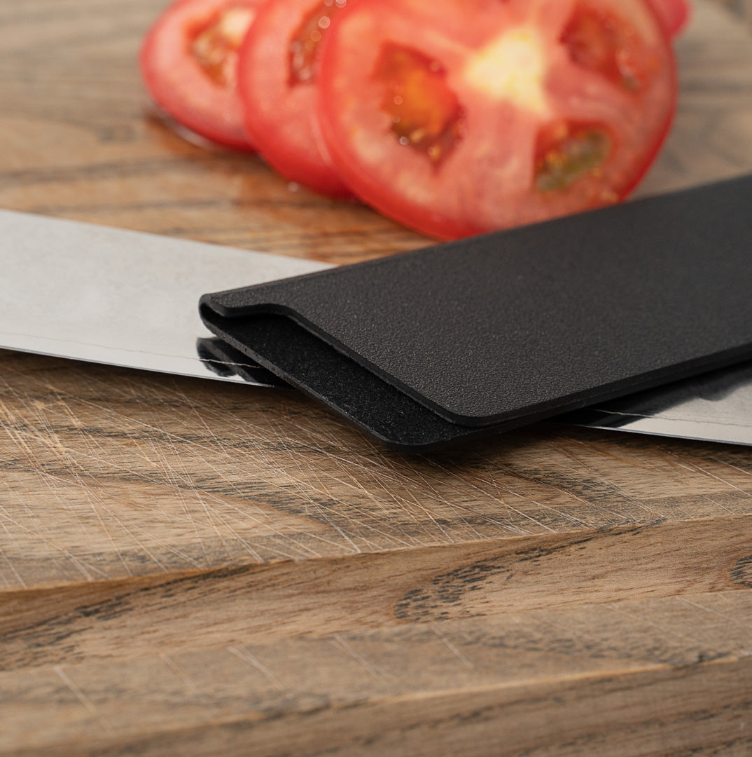 Sensei Black Plastic Knife Blade Cover / Guard - 8 1/2" x 2" - 1 count box