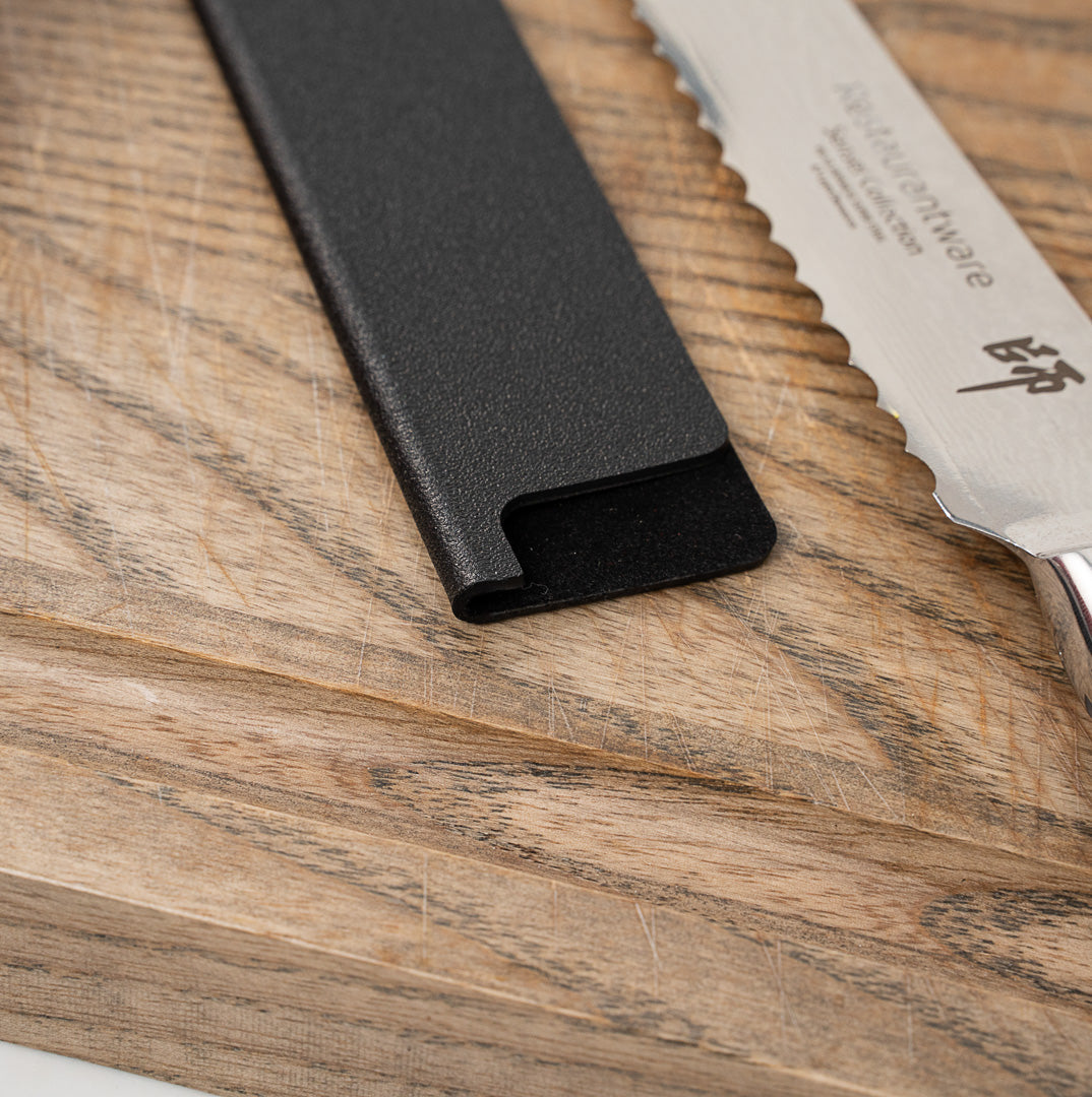 Sensei Black Plastic Knife Blade Cover / Guard - 10" x 1 1/2" - 1 count box