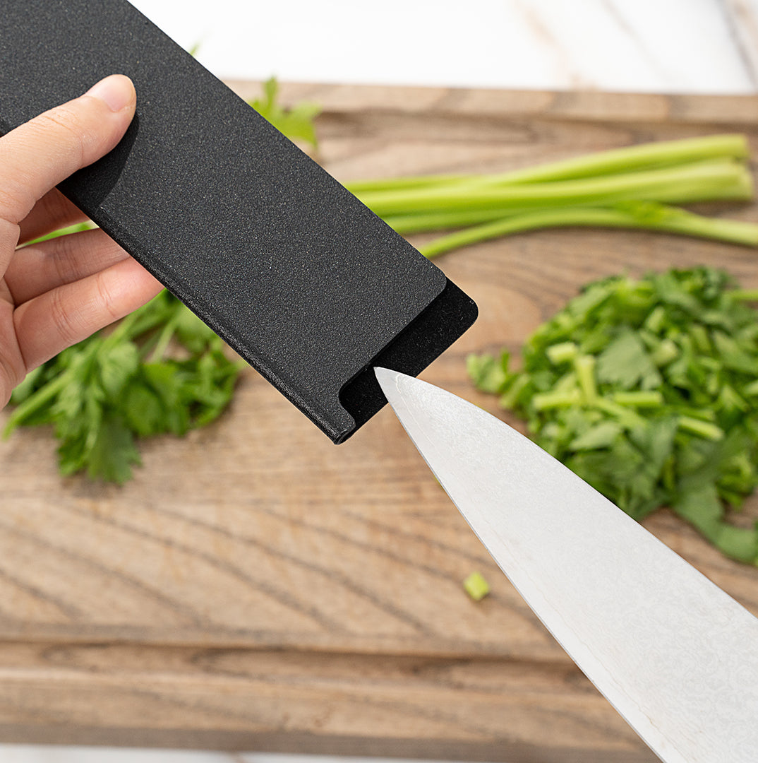 Sensei Black Plastic Knife Blade Cover / Guard - 10 1/2" x 2" - 1 count box