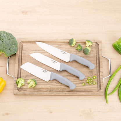 Comfy Grip Gray Stainless Steel 6.5" Vegetable Knife - 1 count box