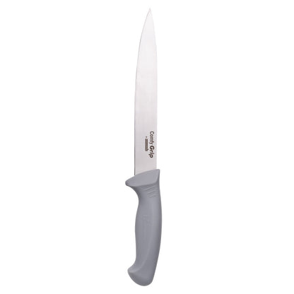 Comfy Grip Gray Stainless Steel 8" Carving Knife - 1 count box